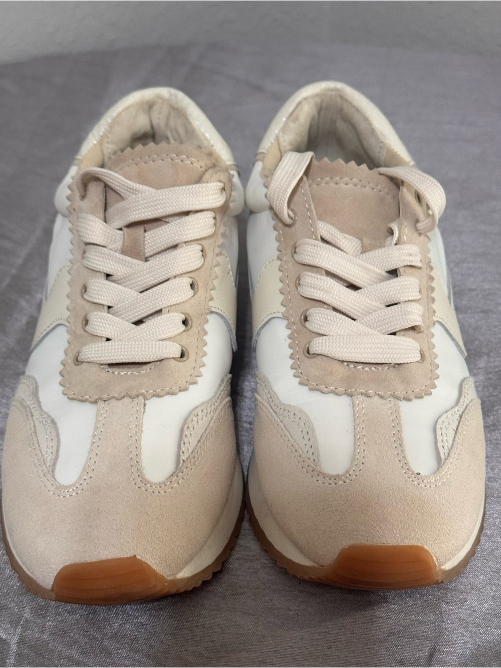 Dolce Vita B. NTCD Beige and White Women's sneakers - Picture 2 of 16